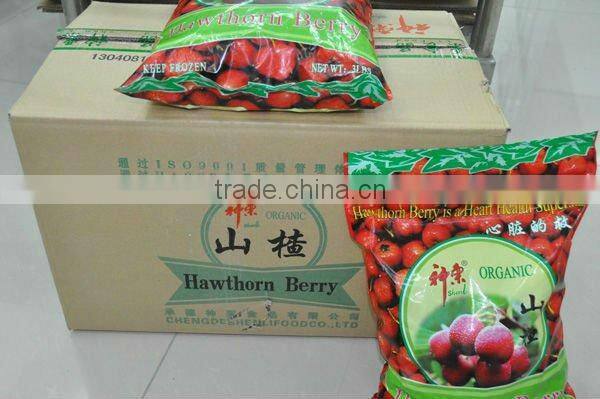 Organic Quicking frozen hawthorn berry fruit