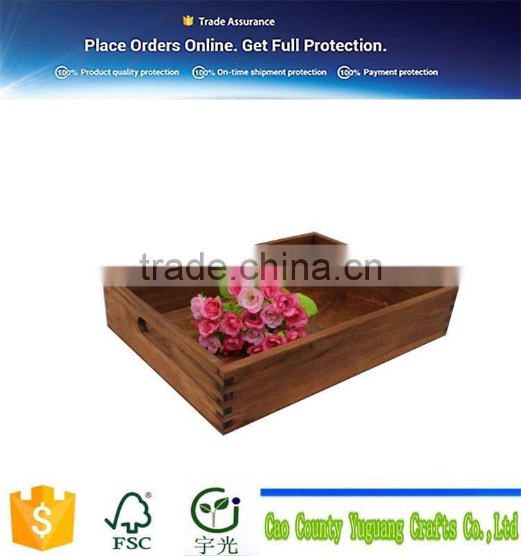 Handmade wooden tray / serving tray / hotel / restaurant serving tray