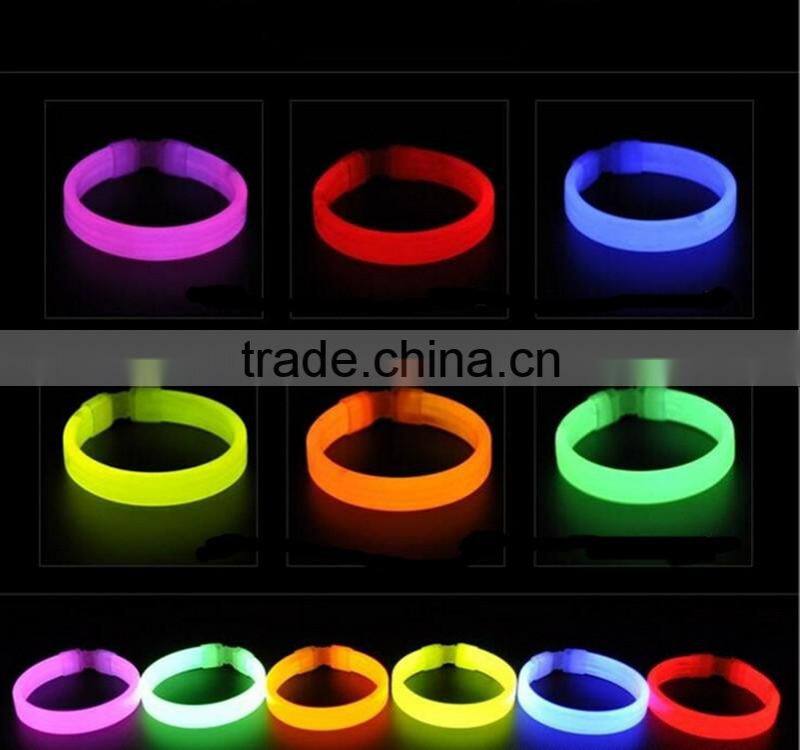 Hot Glow Plastic Promotional Gift Wristband Bracelet with Customizd Logo