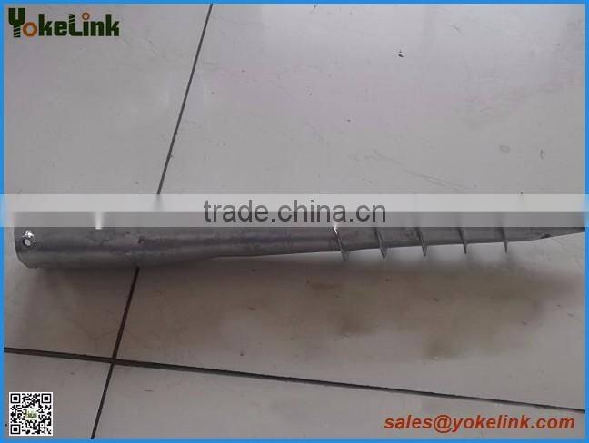 Hot Dip galvanized Ground Screw For Solar Stand