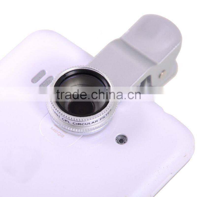 Hot Sale Universal Black Circular Filter Lens with Clip for Mobile Phone Camera Tablet PC