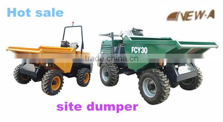 2014 hot sale 3ton 4WD FCY30 hydraulic mini dumper