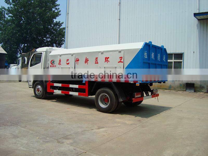 DFAC 4*2 small sealed rubbish truck for sale