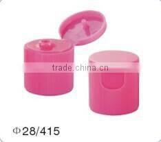 SM7215 2015 Various colors and oval plastic flip top cap for cosmetic bottle
