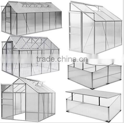 agricultural greenhouses ,aluminum greenhouse 250x190x195cm