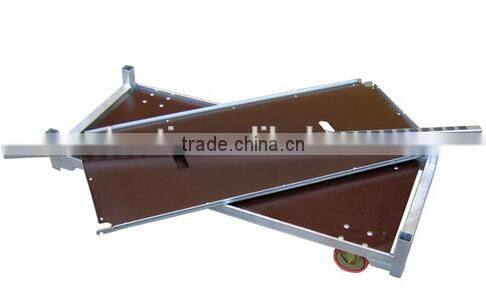 EL-708 metal storage shelf with wheels