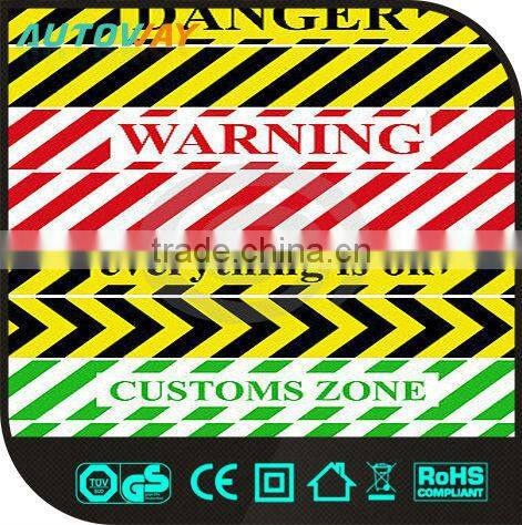 color printed security none adhesive plastic warning tape
