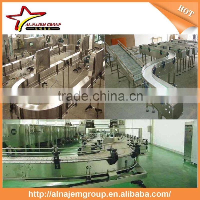 PET Empty automatic Bottles Air conveyor packing system