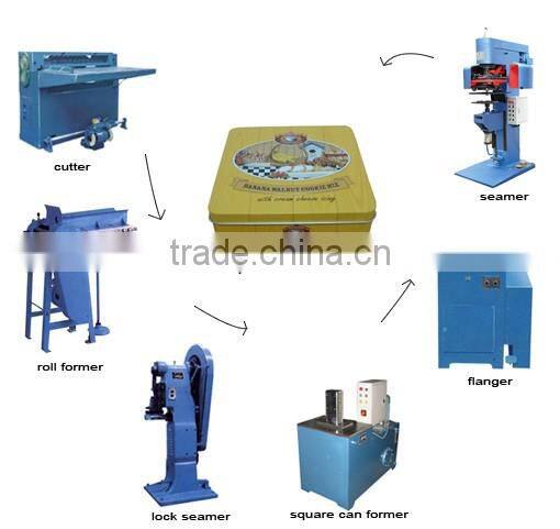 Square Can Locking Seaming Machine line