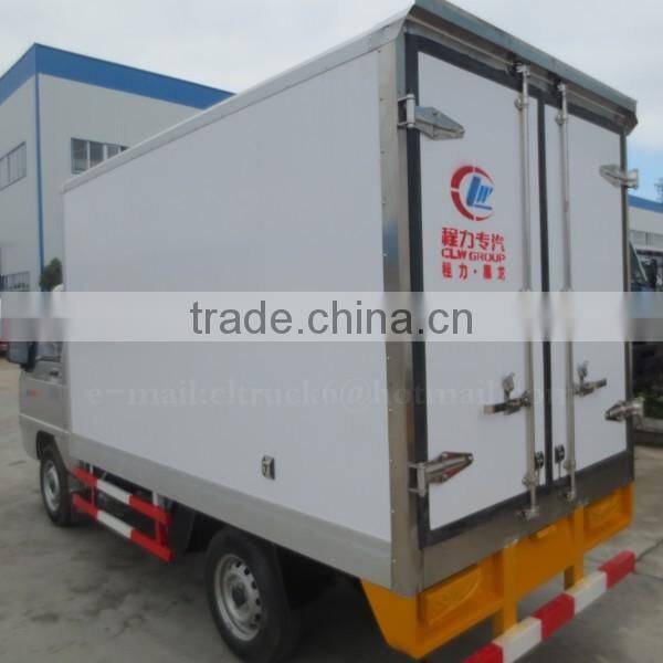 4*2 Gasoline FORLAND 1ton Mini Refrigerated Van Truck