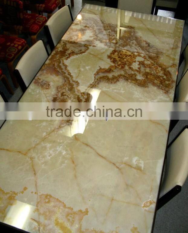 Wholesale high quanlity GREEN ONYX TABLE TOPS COLLECTION Pakistan Onyx Marble brings you beautifully designed quality Green Onyx