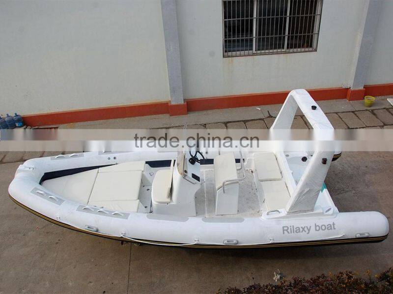 New style cheap RIB680 hypalon inflatable boat
