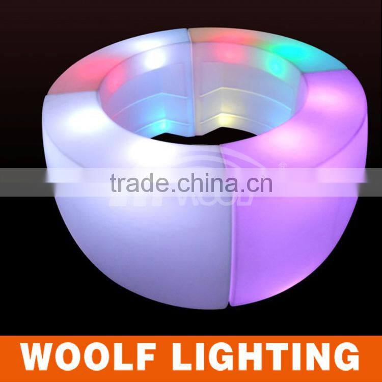 Rechargeable High Quality All Shapes and Sizes Lighted Up Modern LED Bar Table