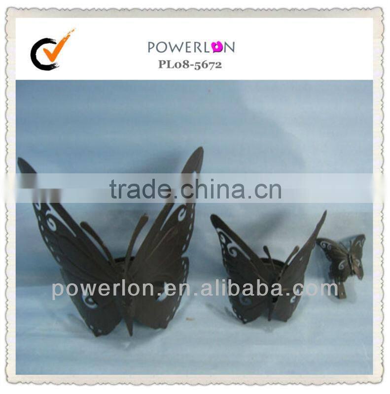 Outdoor floor standing candle holder