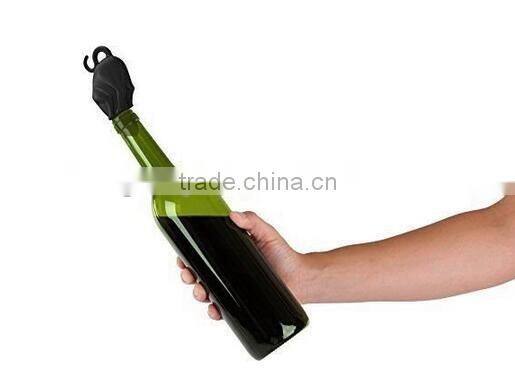 Silicone Kitty Black Cat Butt Wine Bottle Stopper