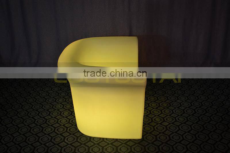 High-grade illuminated led bar furniture battery opertaed remote control led bar sofa LTT-SA07