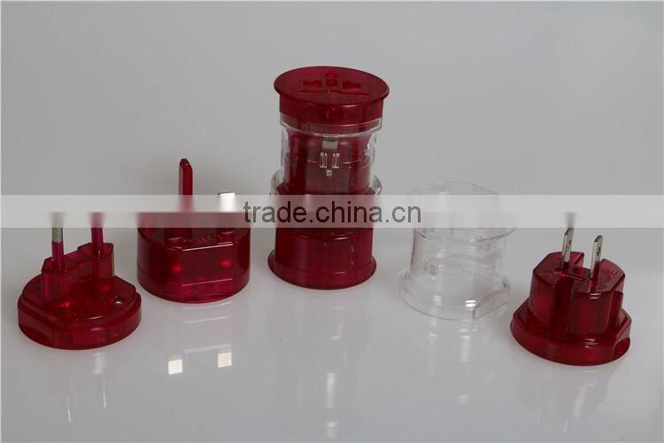 all in one universal international plug adapter world travel SY-02 DC power adapter 1european plug ac switching