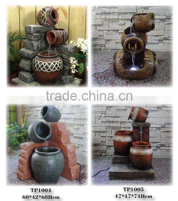 Resin Unique Yard Water Fountains