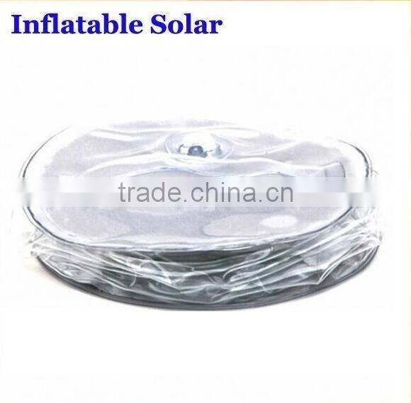 Factory Direct Sale Foldable Solar Inflatable Camping LED Lamp Outdoor Waterproof Portable Camping Colorful Night Light
