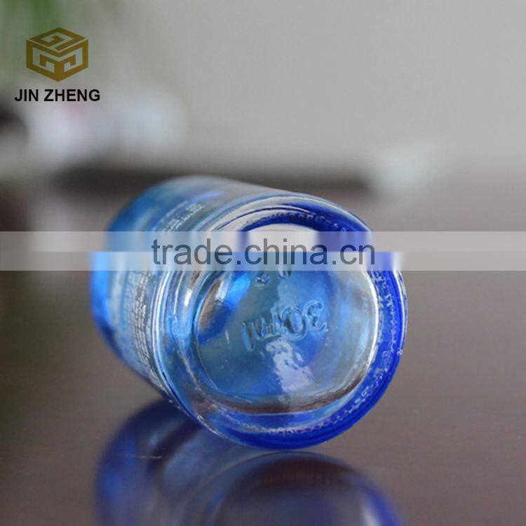 Beautiful essential oil glass bottle,30ml glass dropper bottles with silver screw caps