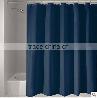 solid color polyester shower curtain
