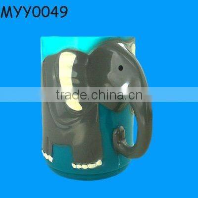 New arriving ceramic white skull drink cup for sale