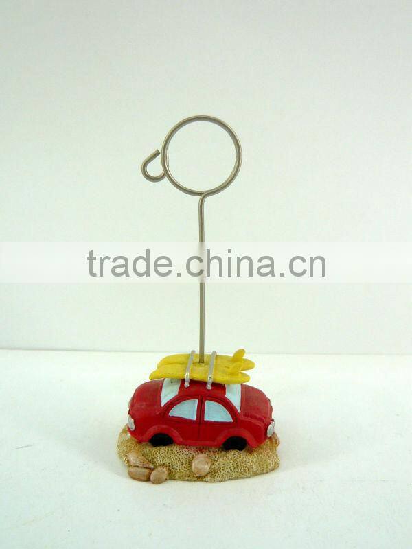cute car table number holders memo holder wedding card clip