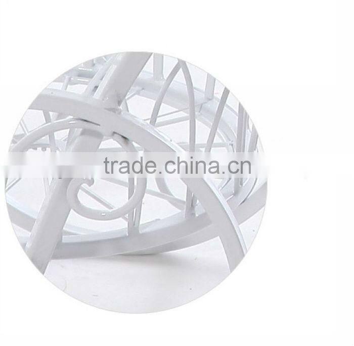 White metal craft bicycle flower stand with European style