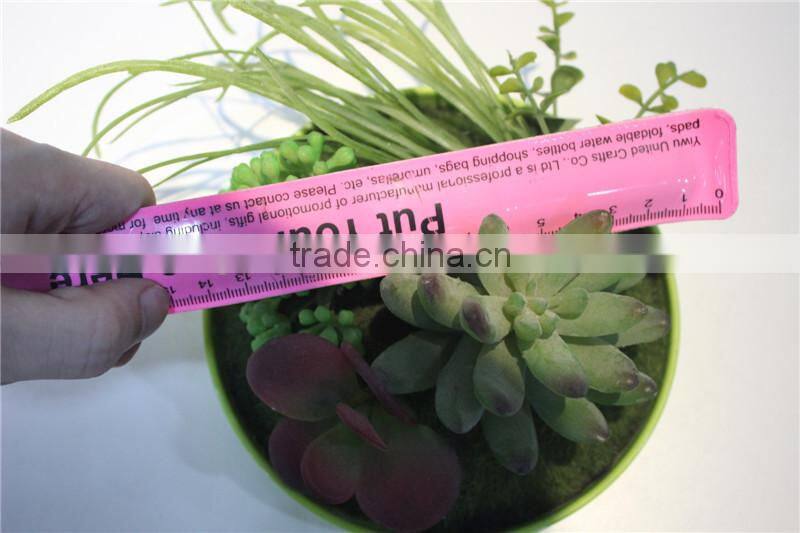 brand name plastic small multicapacity process artificial round plate bonsai decor