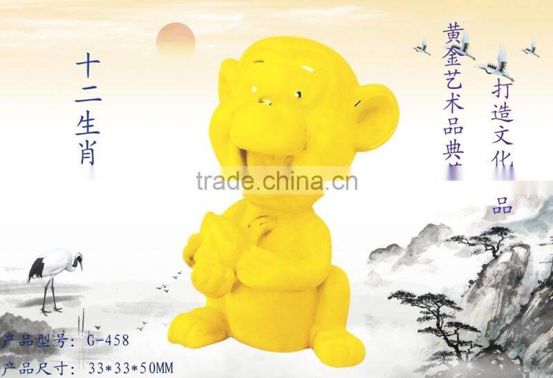 24k gold plated Decorative Double Pot