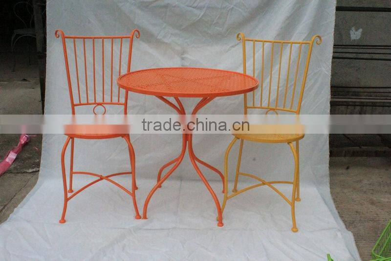 Garden furniture set table and two Chairs