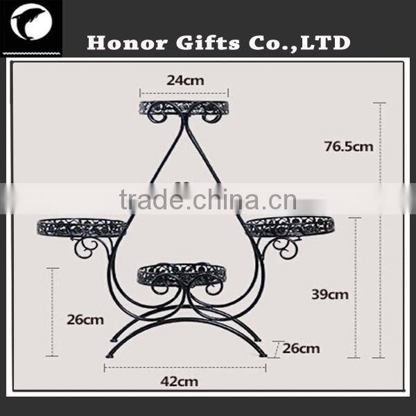 Handicraft Flower Stand Pot Metal Corner Plant Stand