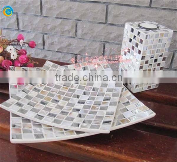 Wholesale Mosaic Decorative Glass Plate