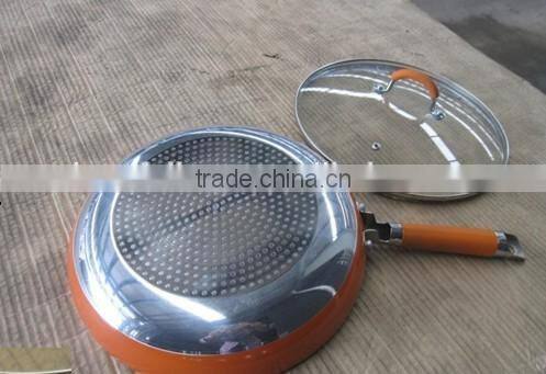 Best Quality Non-Stick Aluminum Frying Pan with Glass Lid