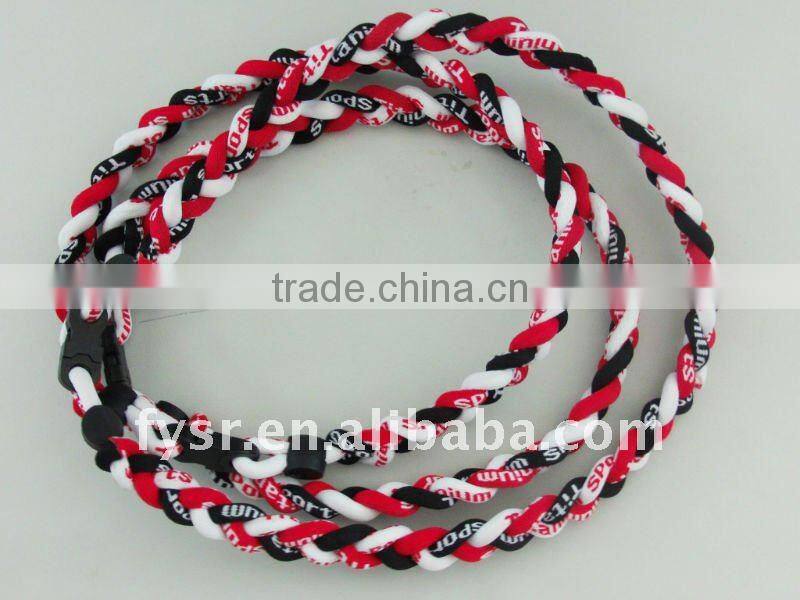 cheapest nylon ropes necklaces silicone nylon ropes necklace