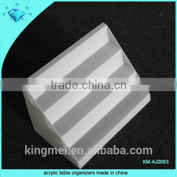 High quality White acrylic table organizers made in china