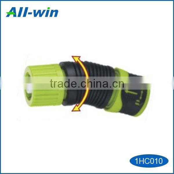 Hot sale plastic garden hose quick connector with stop