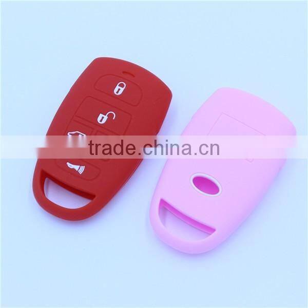 Silicone car key Holder, key Jacket Remote Key Case Shell for hyundai 5 Buttons