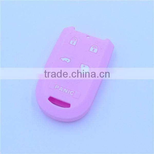 silicone rubber car key cover shell case for honda 5 buttons