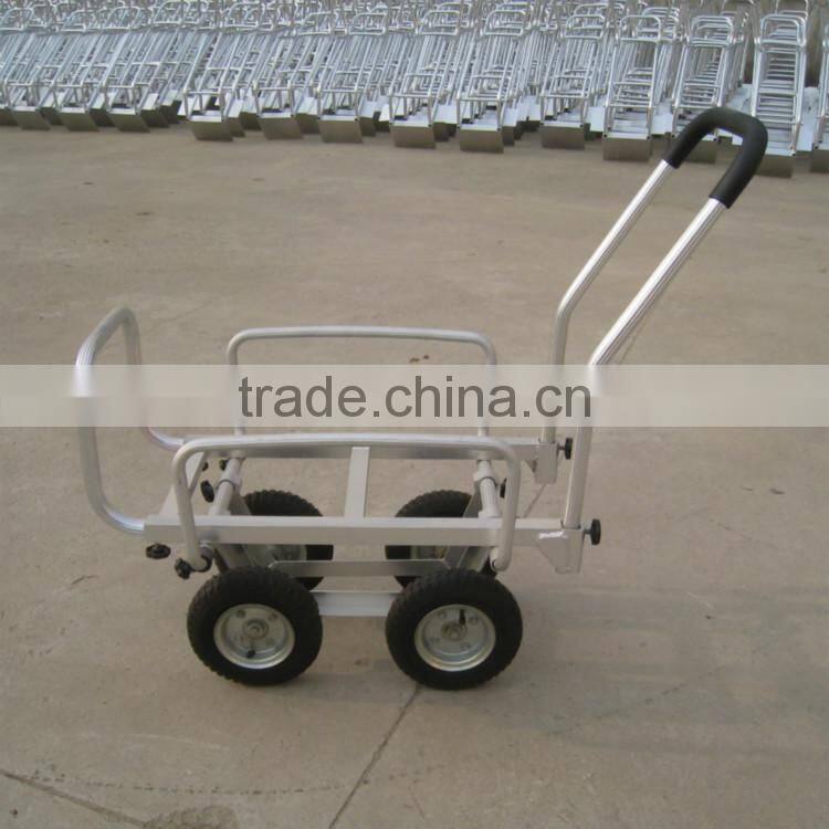 four wheel tool cart aluminum trolley