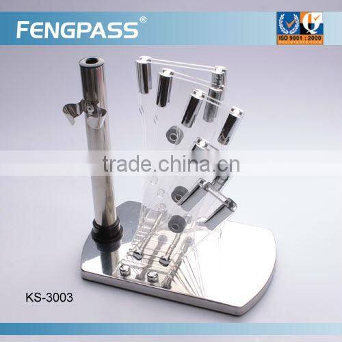 5pcs kitchen knife with wood block (531-609-33)