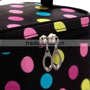 2013 fashion pot cosmetic bag for girls with polyester