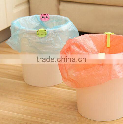 2015 new 2 pc frog trash can clip/diy animal trash can clip holder/diy plastic clips for household accessories