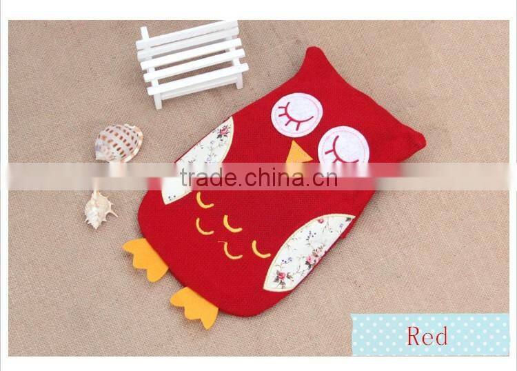 2016 New Style Owl Design Hot Water Bag Cover
