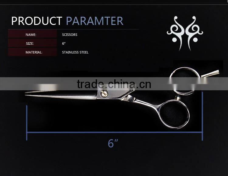 Convex blade fashion design hair scissors professional