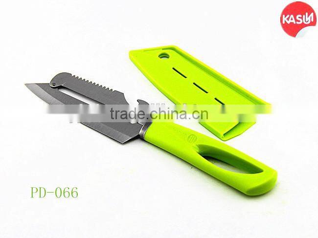 Multi-Functional Peeler Serrated vegetable peeler with cover PD-068