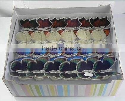 Promotion Gift Children Toy Refrigerator Fridge Butterfly Magnet,DIY Glow colorful 3d butterfly stickers