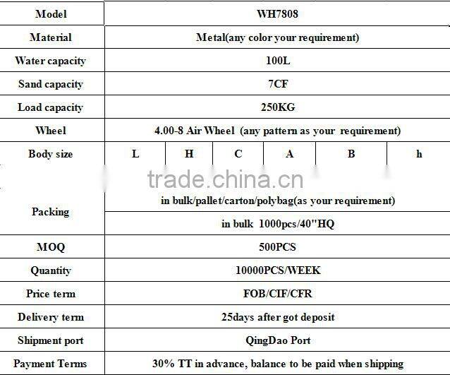 heavy duty wheel barrow for building