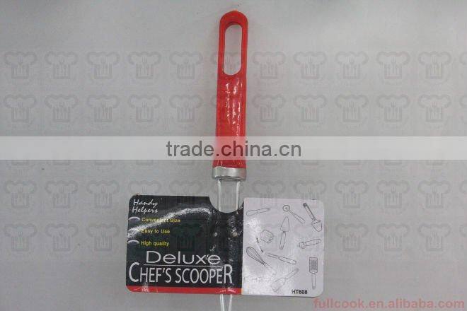 Different sizes oil strainer w/colorful plastic handle