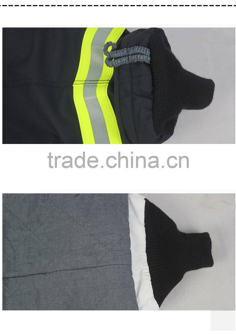 High visibility fireman workwear safety reflective clothing
